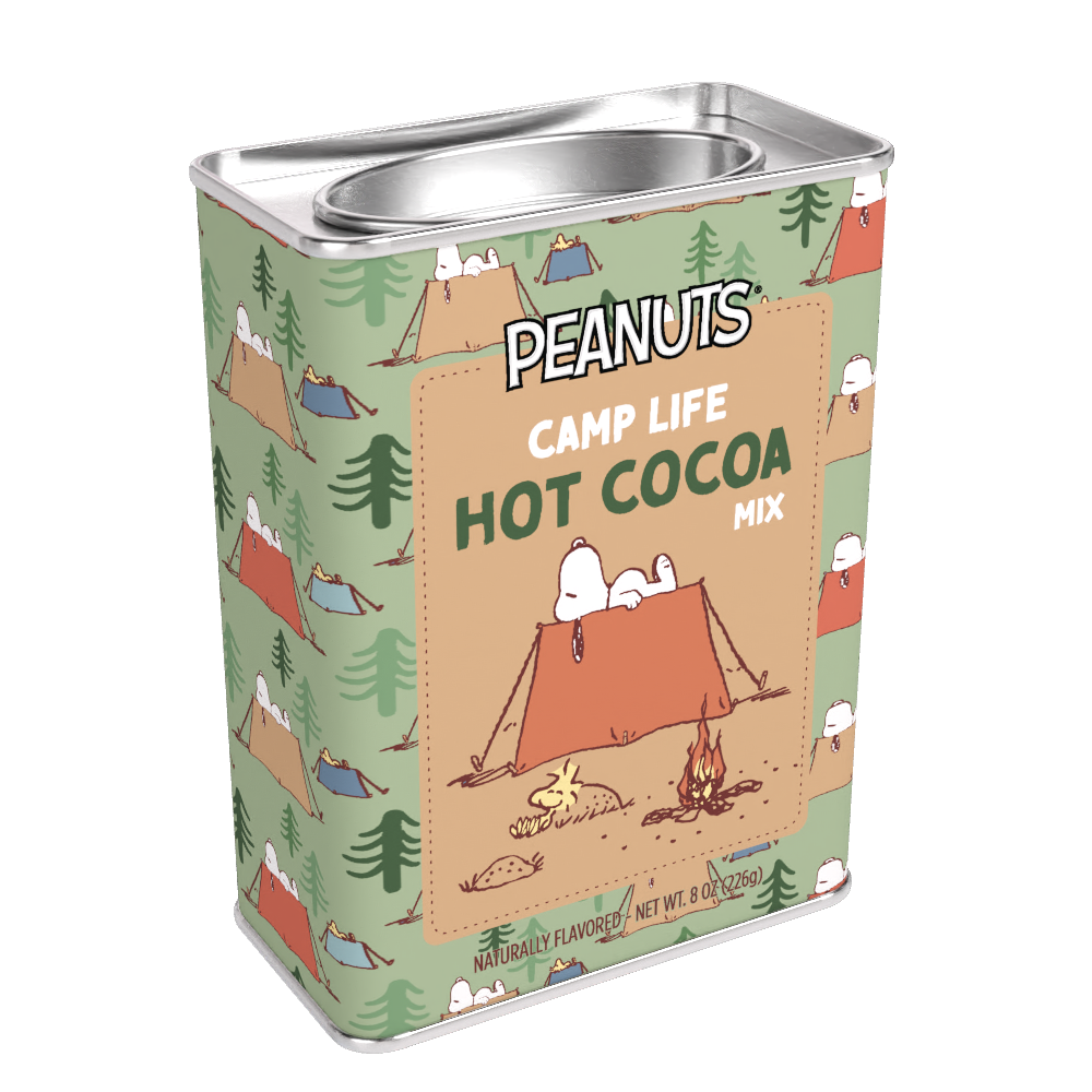 McSteven's - Wholesale Hot Cocoa Mix/Kit - Peanuts® Snoopy Camp Life Chocolate Cocoa (8oz Tins)2