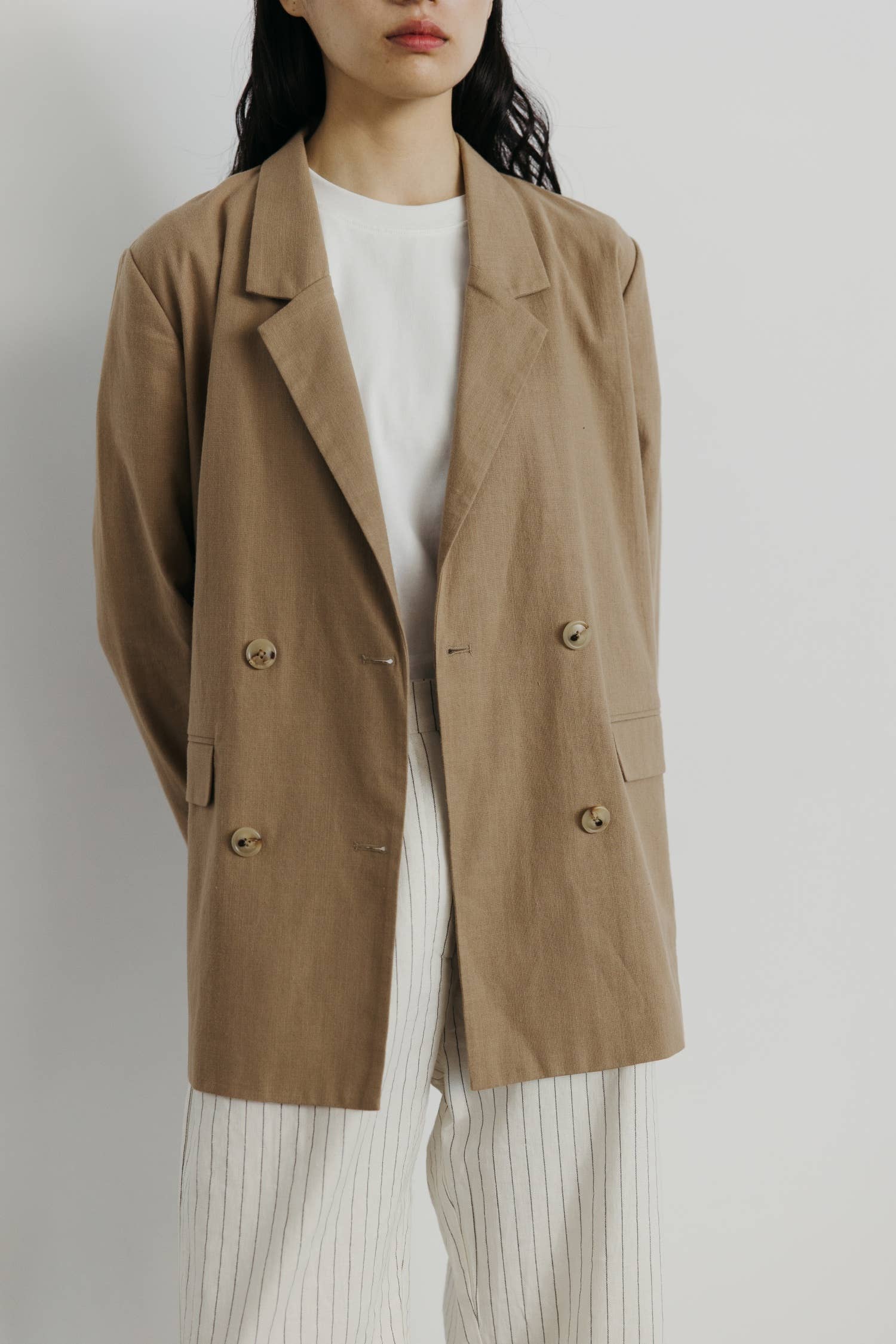 MOD REF - Wholesale Blazer - Women's - The Arla Jacket | Oversized Linen Blazer8