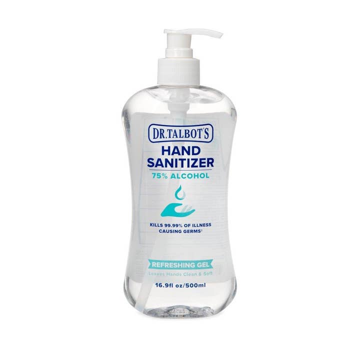 Refreshing Gel Hand Sanitizer with Easy Pump 16.19 Fl Oz for wholesale by Dr. Talbot's