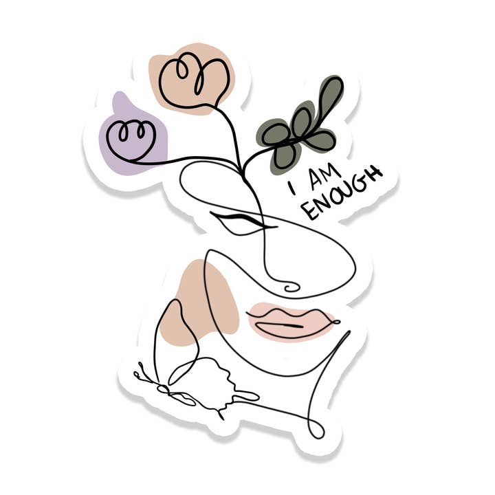 Inspirational Waterproof Vinyl Sticker - Wellness Gifts for wholesale by Rebel and Siren Stickers