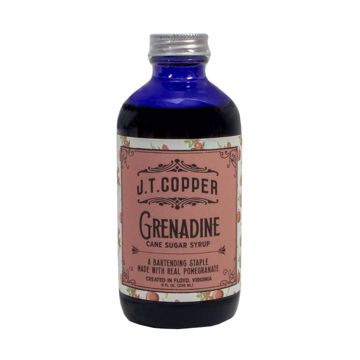 Grenadine Syrup – Real Pomegranate & Citrus (8 oz) for wholesale by Red Rooster Coffee Roaster