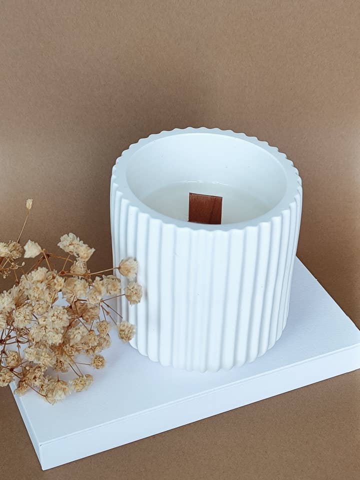 BOUGIE RAYÉE pour la vente par clara scents.