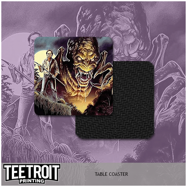 Teetroit Printing LLC - Wholesale Onderzetters - Horror tafelonderzetters per set van 20, zelf designs kiezen21
