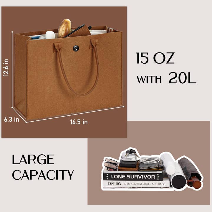 wandf - Wholesale Grocery/Shopping Bag - ECOHUB Reusable Grocery Bag Heavy Duty Shopping Bag Tote