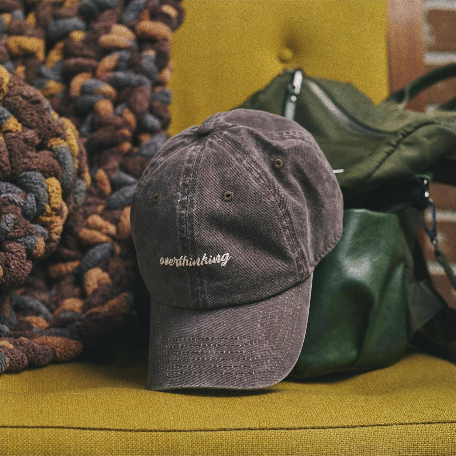 Questionables - Wholesale Baseball Cap - Unisex - Overthinking Baseball Cap1