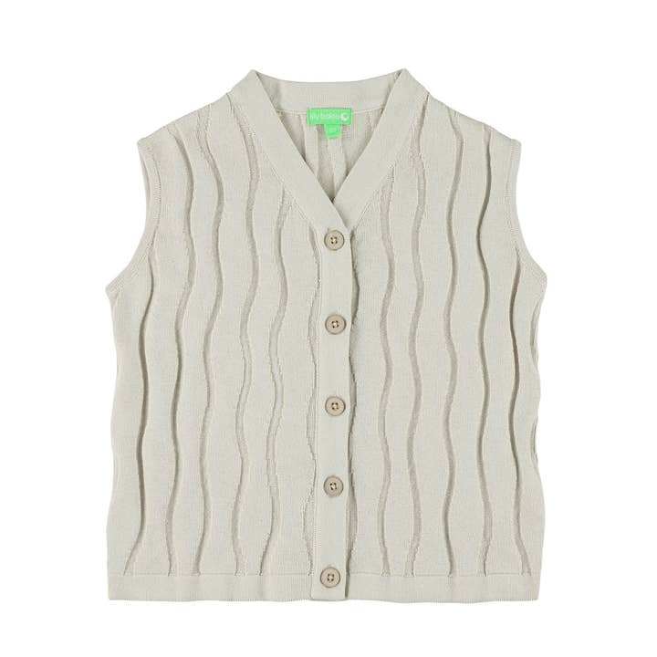 Ella Cardigan - Kristallgrau für den Großhandel von Lily-Balou