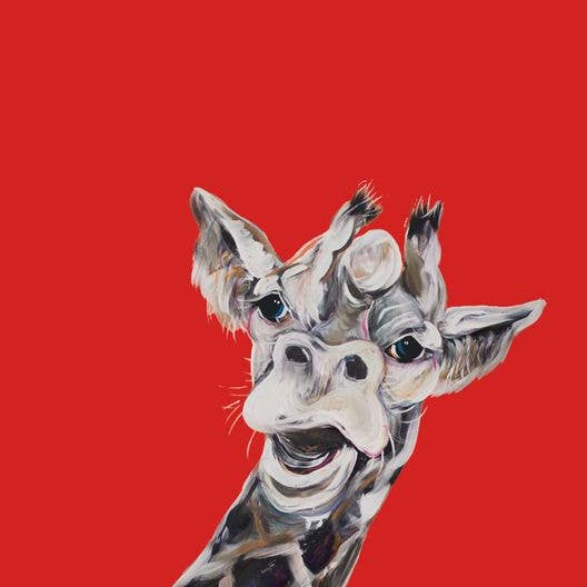 Caroline Walker - Wholesale Tea Towel - Giraffe Tea Towel