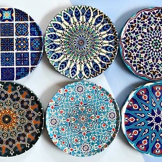 Drink Coaster Set of 6 Mediterranean Tile Design Coasters and other Purchase wholesale porcelanico tile. Free returns & net 60 terms on Faire trending on Faire.
