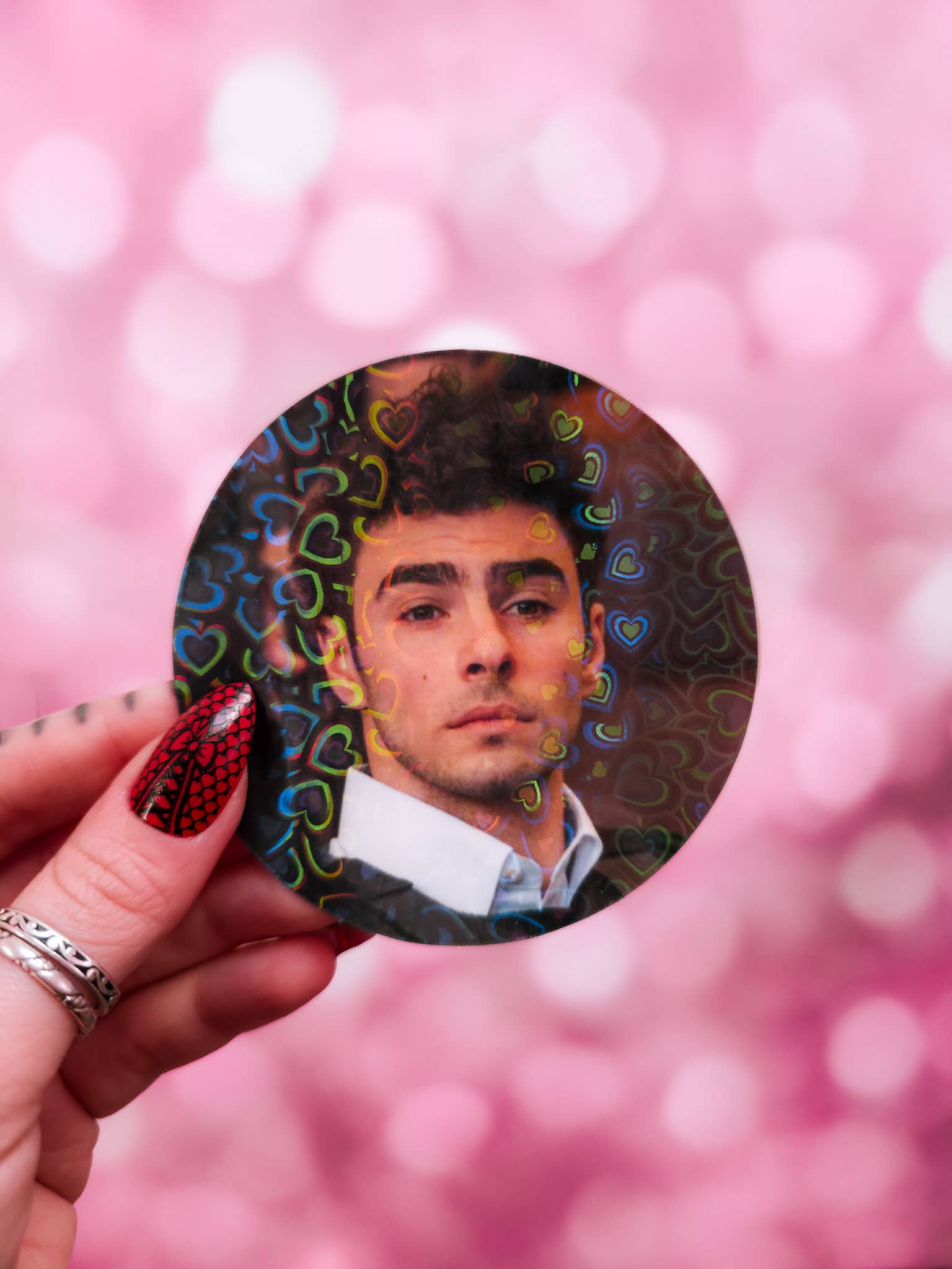 Pretty Rude Things - Wholesale Sticker - Luigi Mangione Babygirl Sticker, 3.25" x 3.25"3