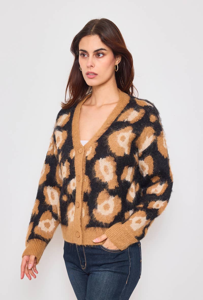 KY CREATION PARIS - Wholesale Cardigan - Women's - Leopard vest9