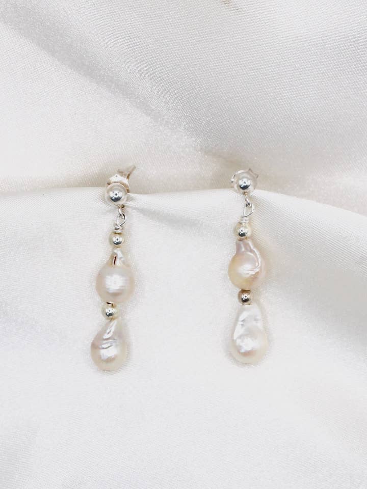 Brincos de prata com murta por atacado de Valiente New York