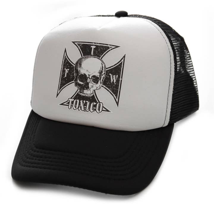 Iron Cross Trucker Hat for wholesale by Toxico