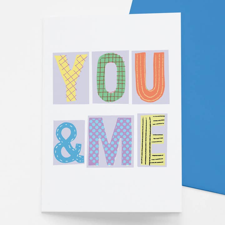 You and me love / friendship card for wholesale by Francesca Iannaccone