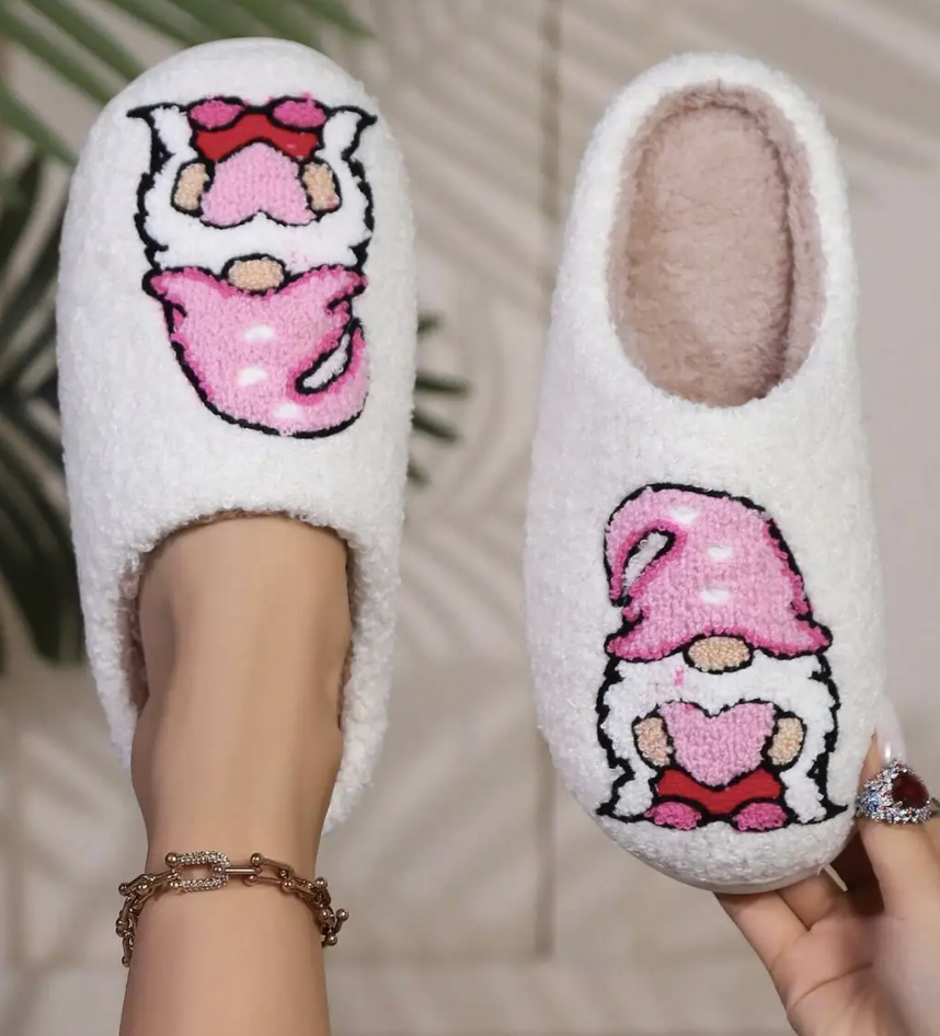LoveLina - Wholesale Slippers - Women's - Gnome Christmas Festive Holiday Slippers - HORORO4
