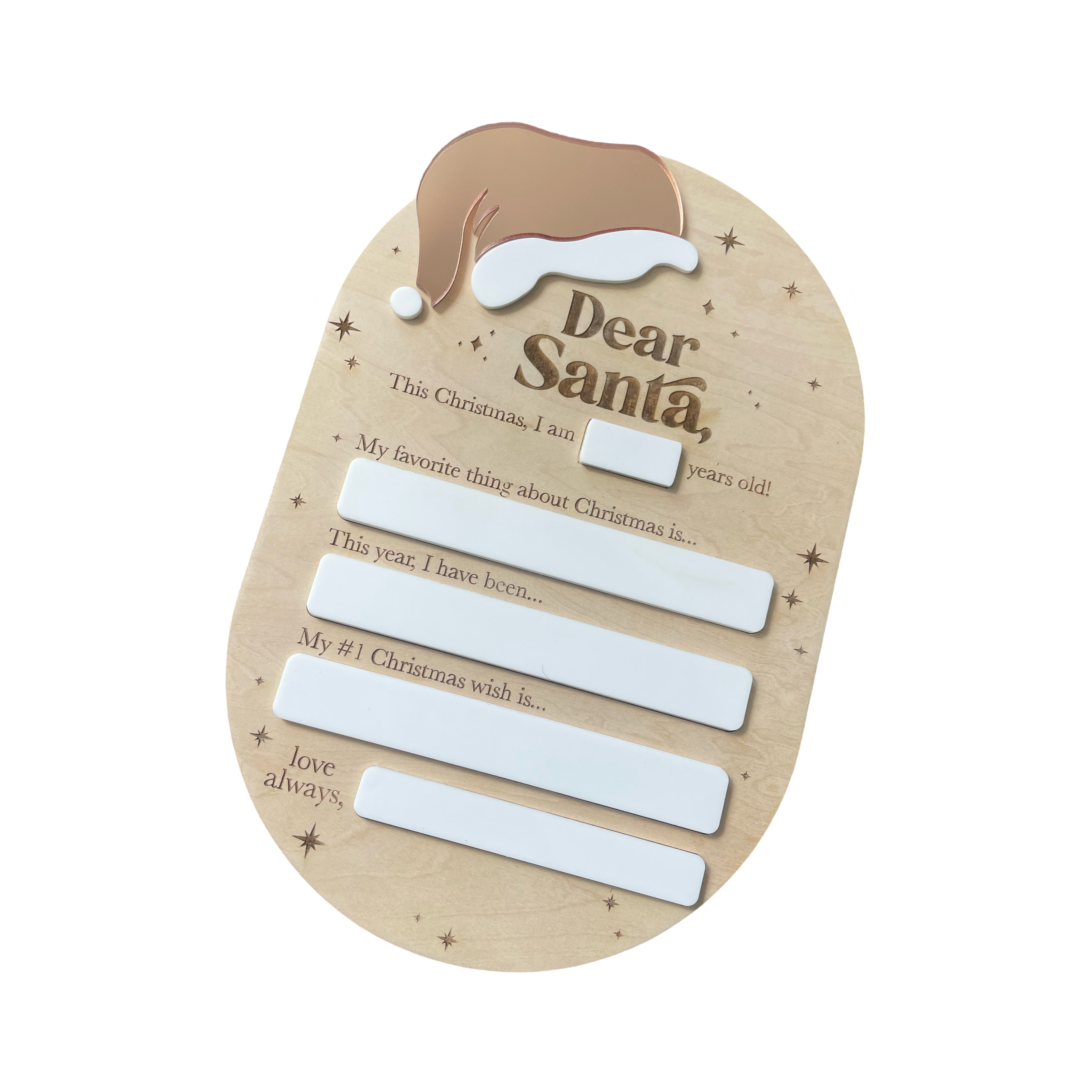 Timber Tinkers – Decoração de Natal - Crianças e bebés por atacado – Caro Papai Noel0