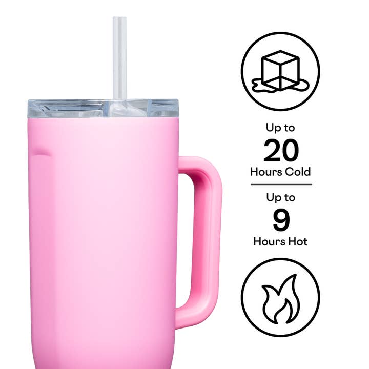 CORKCICLE - Wholesale Insulated Mug/Tumbler - Cruiser - 40oz Sun - Soaked Pink