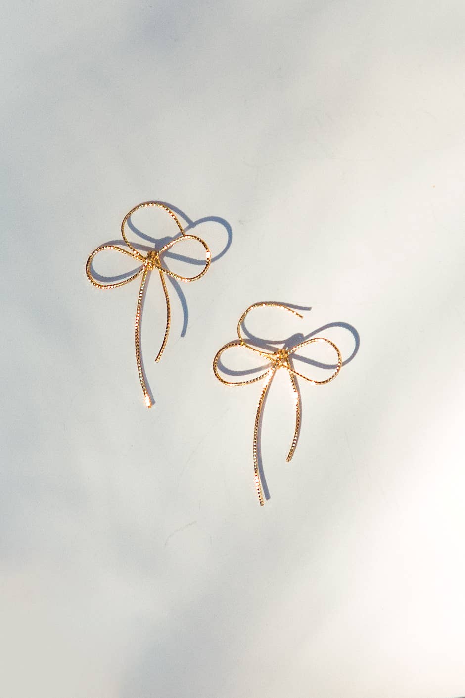 Peter and June - Wholesale Dangle Earrings - Put a Bow on it Earring - 18K Gold Plated3