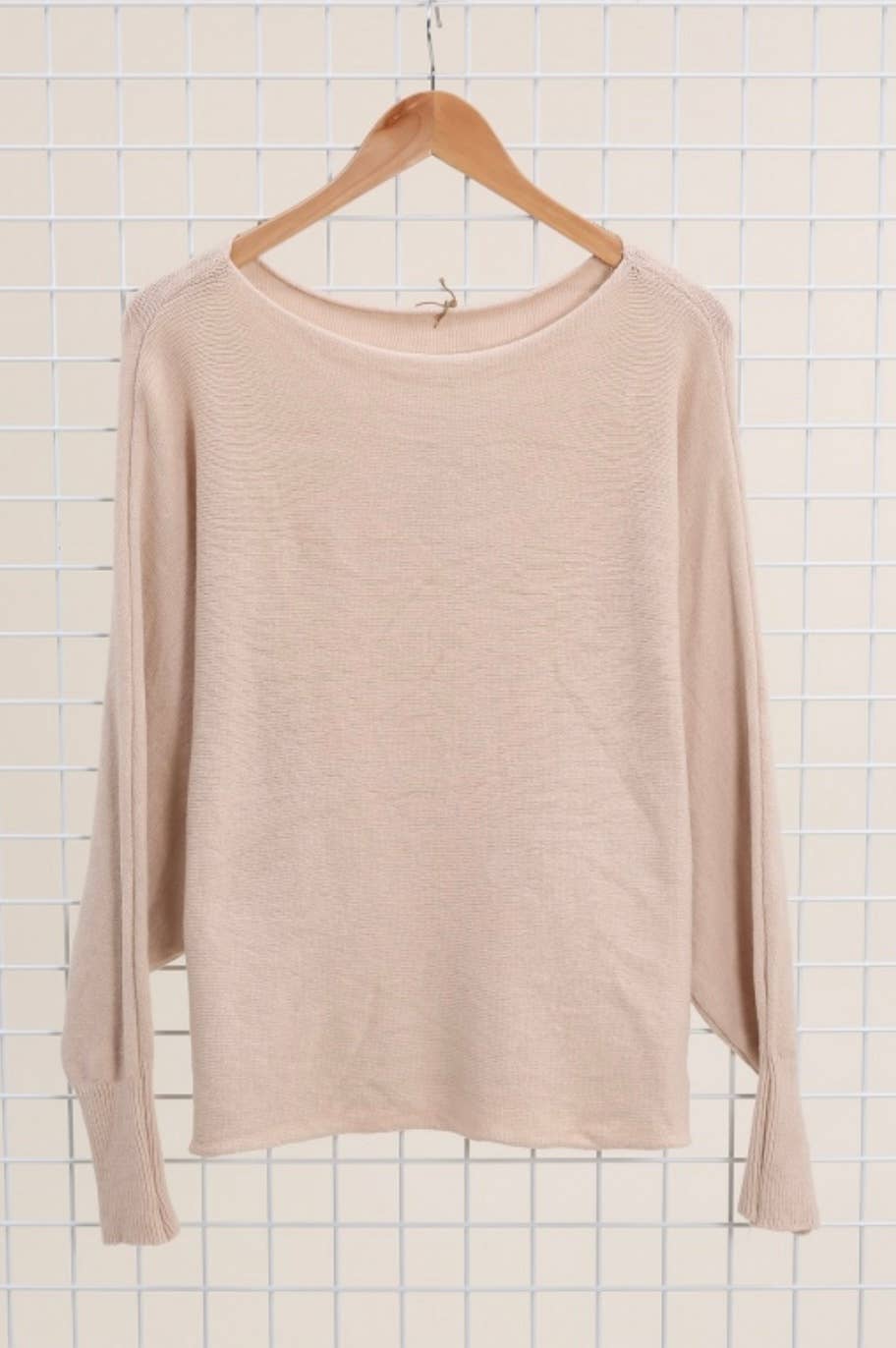 LÉA & LUC - Vendita all'ingrosso Maglione tricot - Donna - Maglione con maniche a pipistrello REF. 009993