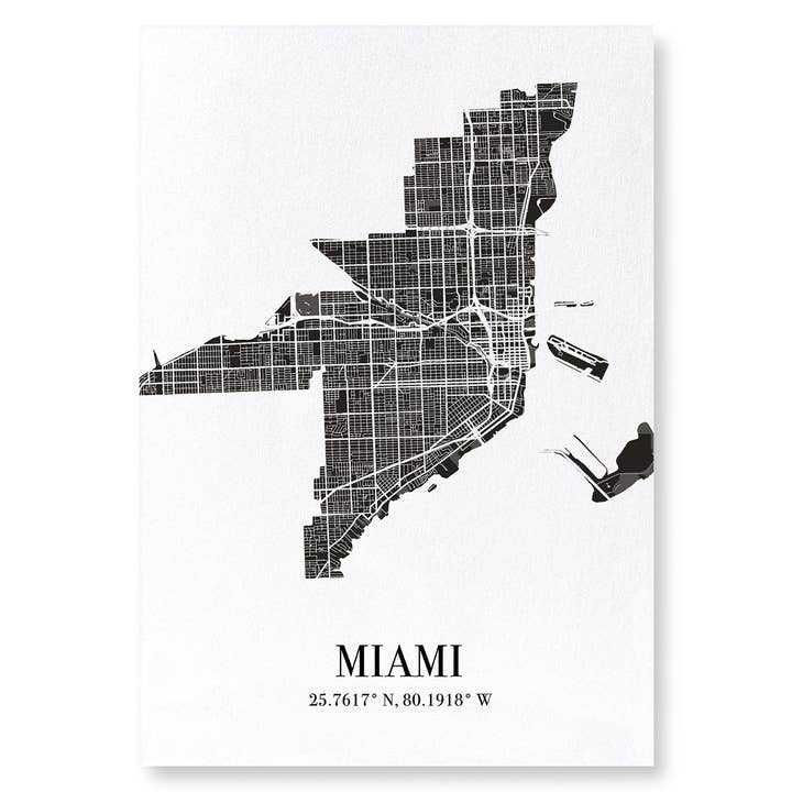 MIAMI CUTOUT: Kunstdruk voor wholesale door Ezen Trade