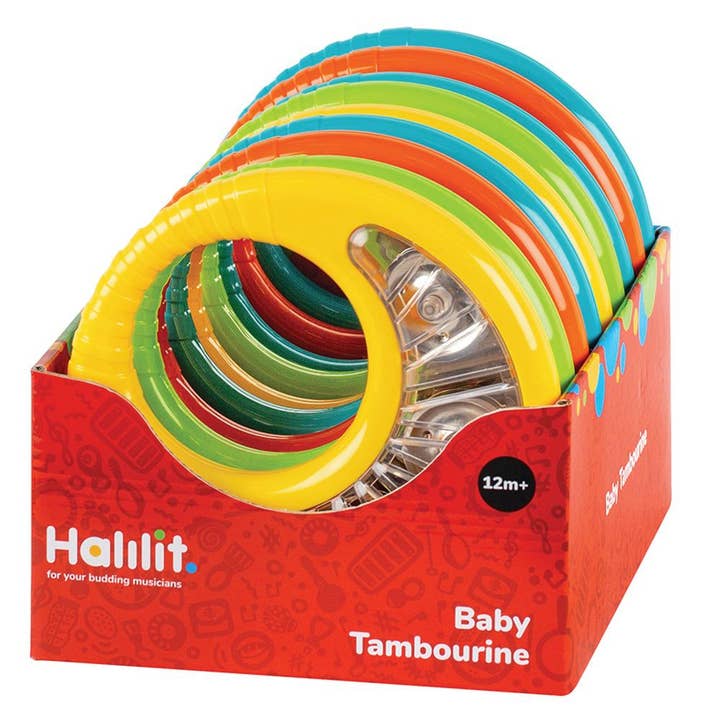 Halilit Baby Tambourine (Colours Vary) for wholesale by HALILIT