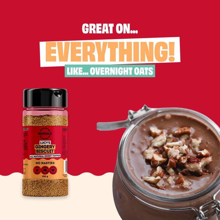 Mingle Seasoning - Wholesale Dried spice mix - NEW LUCY'S GINGERY BISCUIT SWEET TOPPER4