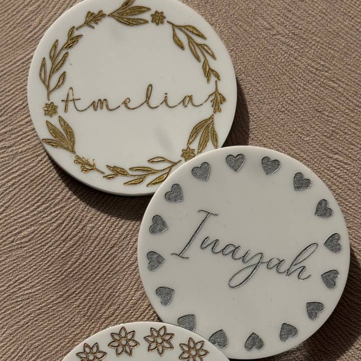 CraftsbyNahima – wholesale Compact mirror – Engraved Acrylic Pocket Mirror – 10cm2