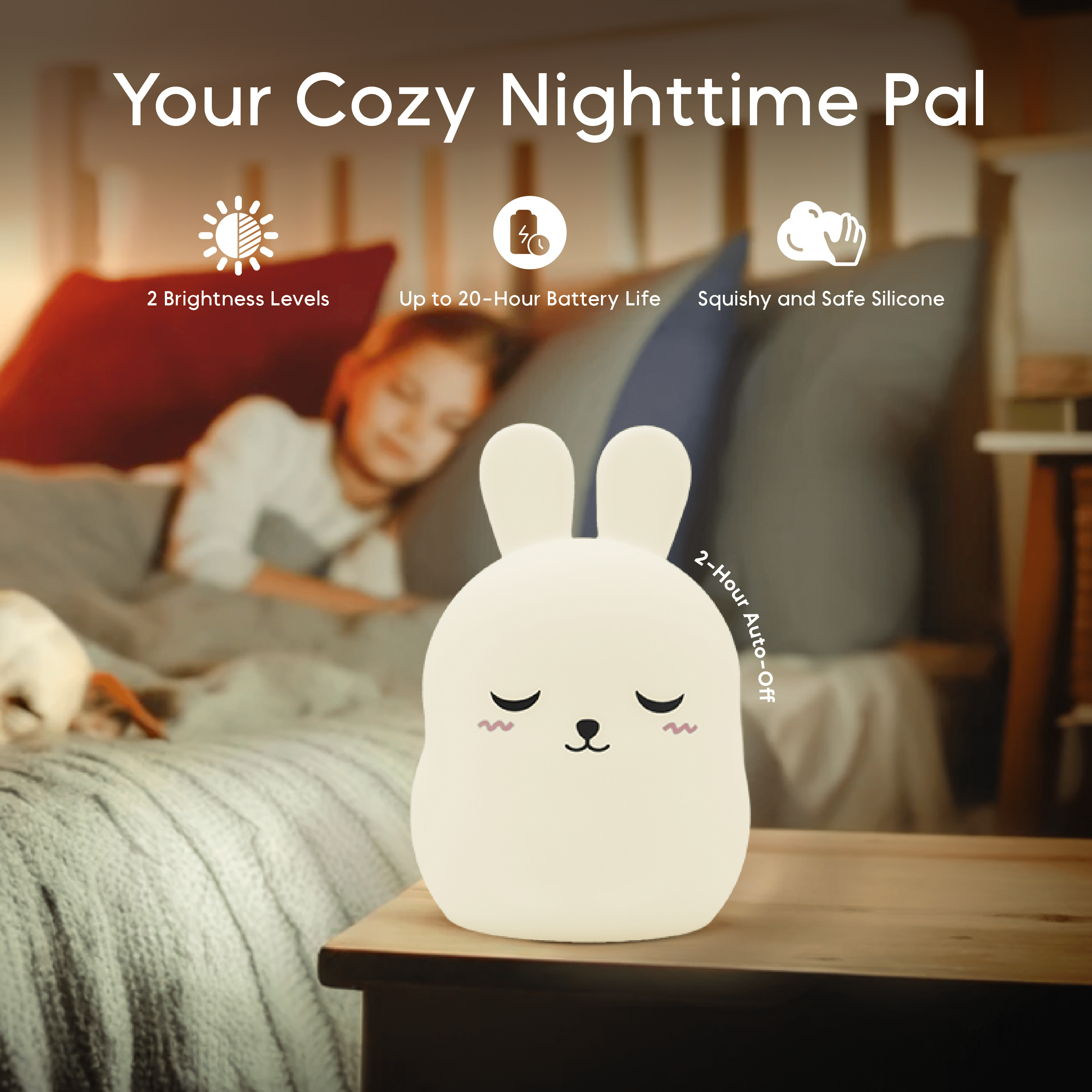 The Pal Company - Wholesale Night Light - Kids & Baby - Breathing Pal Standard - 'Bonnie' the Bunny5