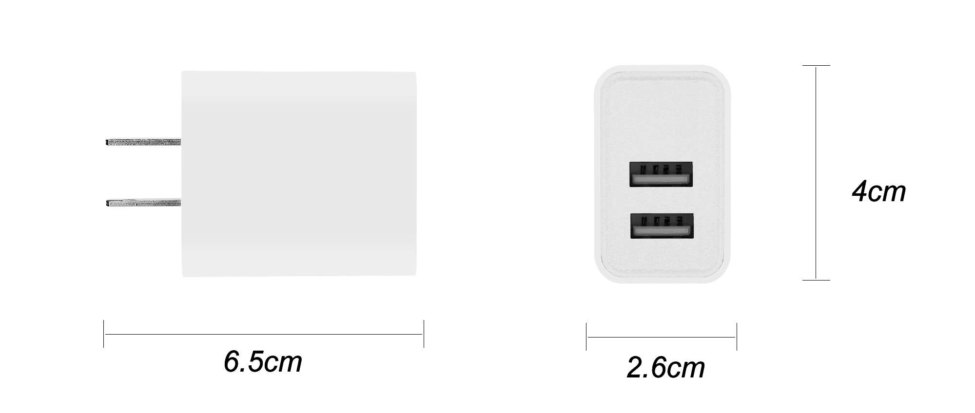 LAX Gadgets - Wholesale Portable Charger - LAX Gadgets Dual USB Wall Charger – Fast Charging Adapter15