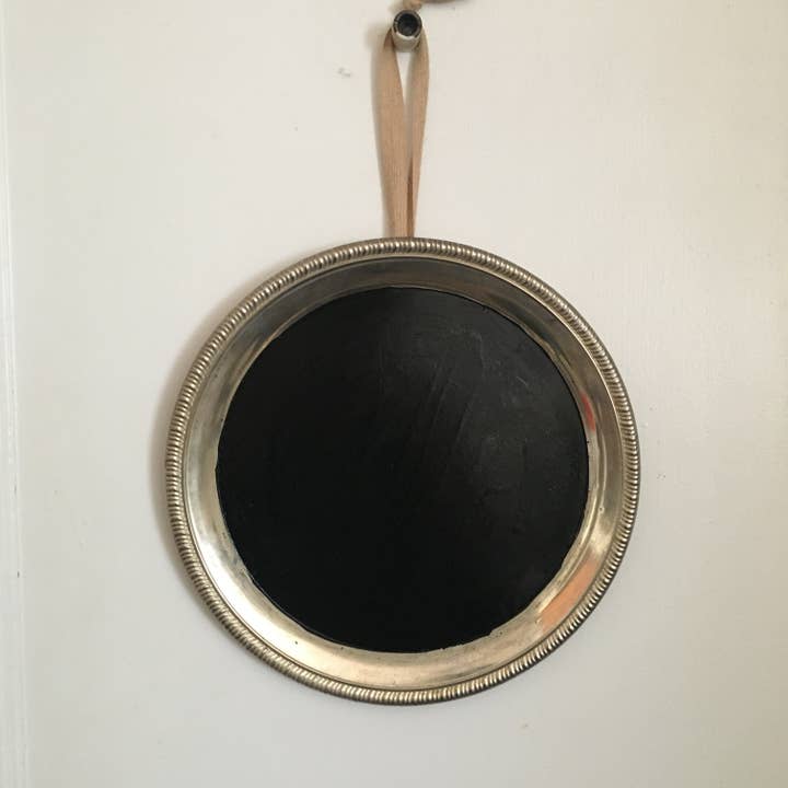 Silverplate Platter Chalkboard for wholesale by Cards by Design