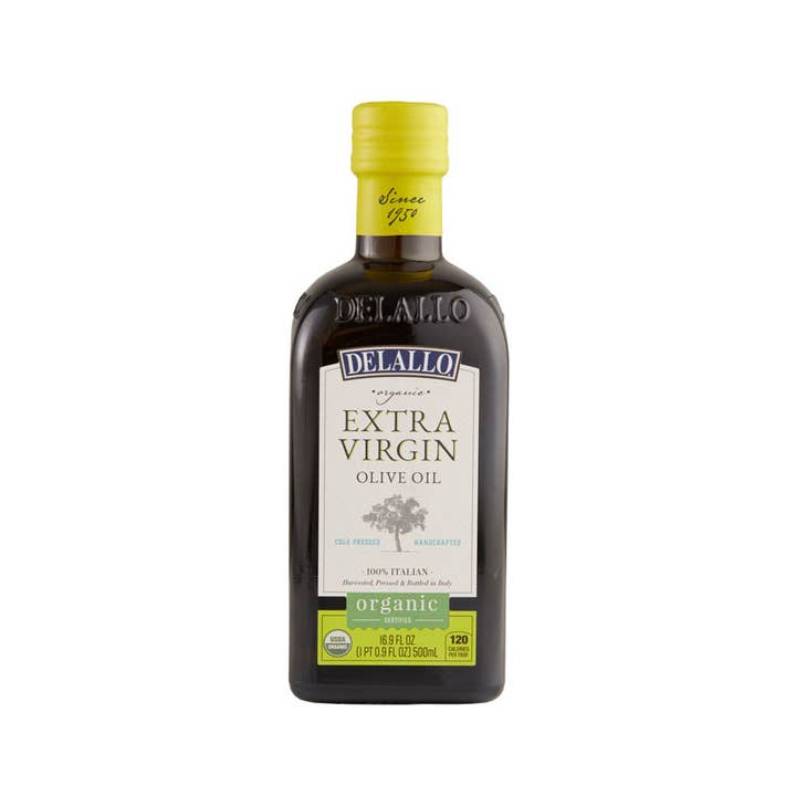 Delallo - Wholesale Olive Oil - Organic Extra Virgin Olive Oil (16.9 oz.)