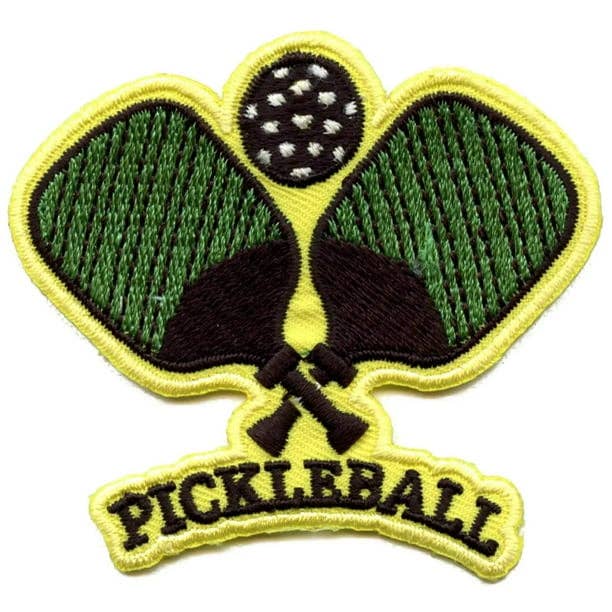 MadeByHBK - Wholesale Patch - Pickleball Paddle Iron-On Patch