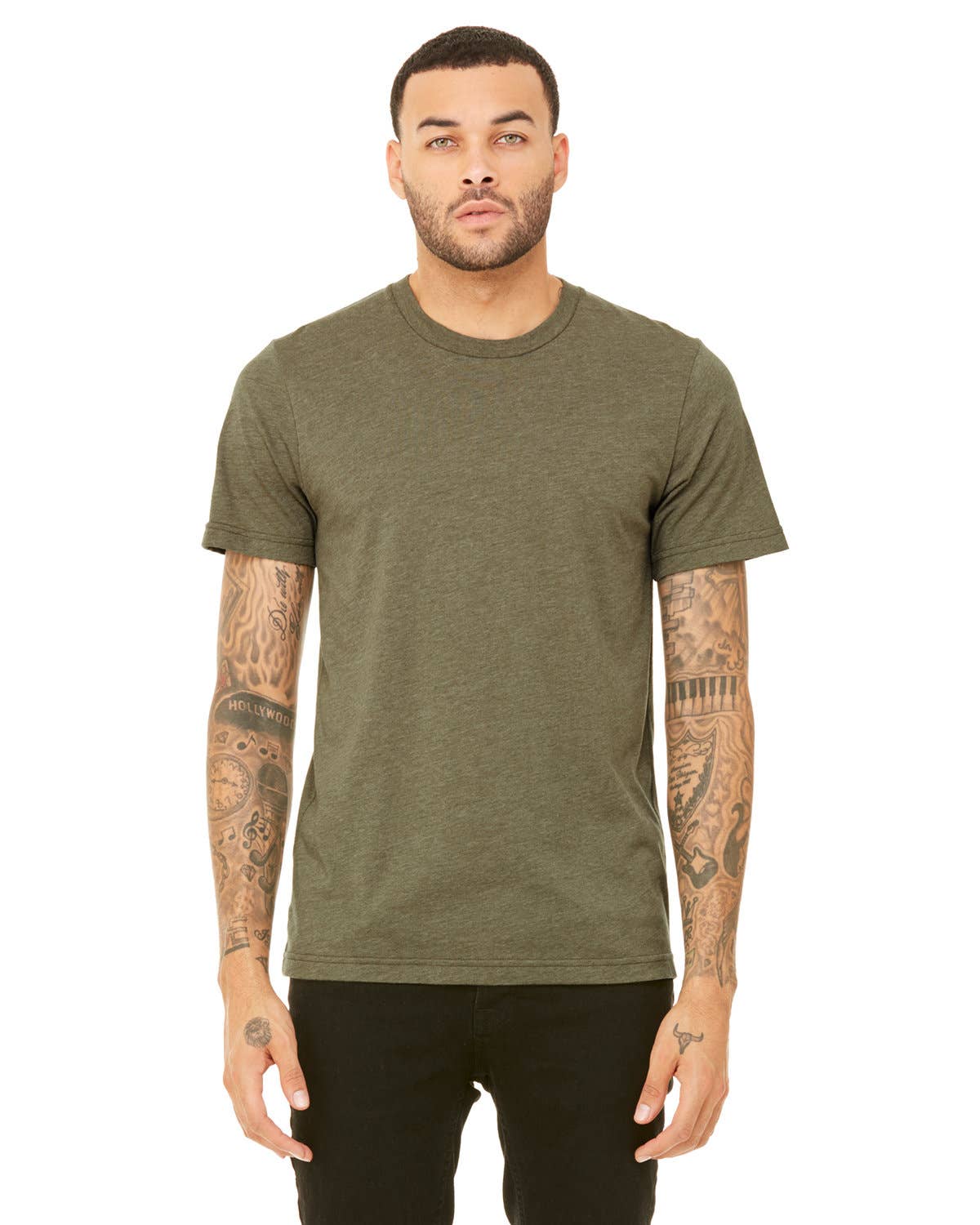 Total Apparel - Wholesale T-Shirt - Men's - Bella + Canvas Unisex Heather Blank CVC T-Shirt | 3001CVC24
