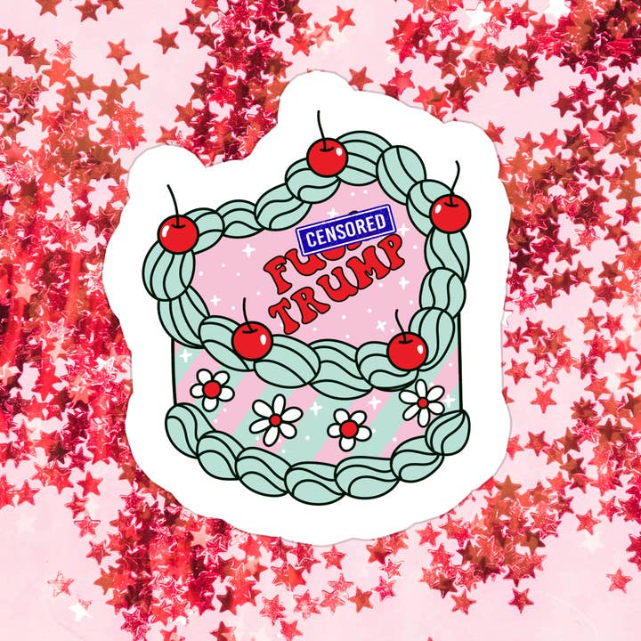 Stickers+ X Ashley Bexar - Wholesale Sticker - Feminist Liberal Democrat Funny FDT Waterproof Vinyl Sticker