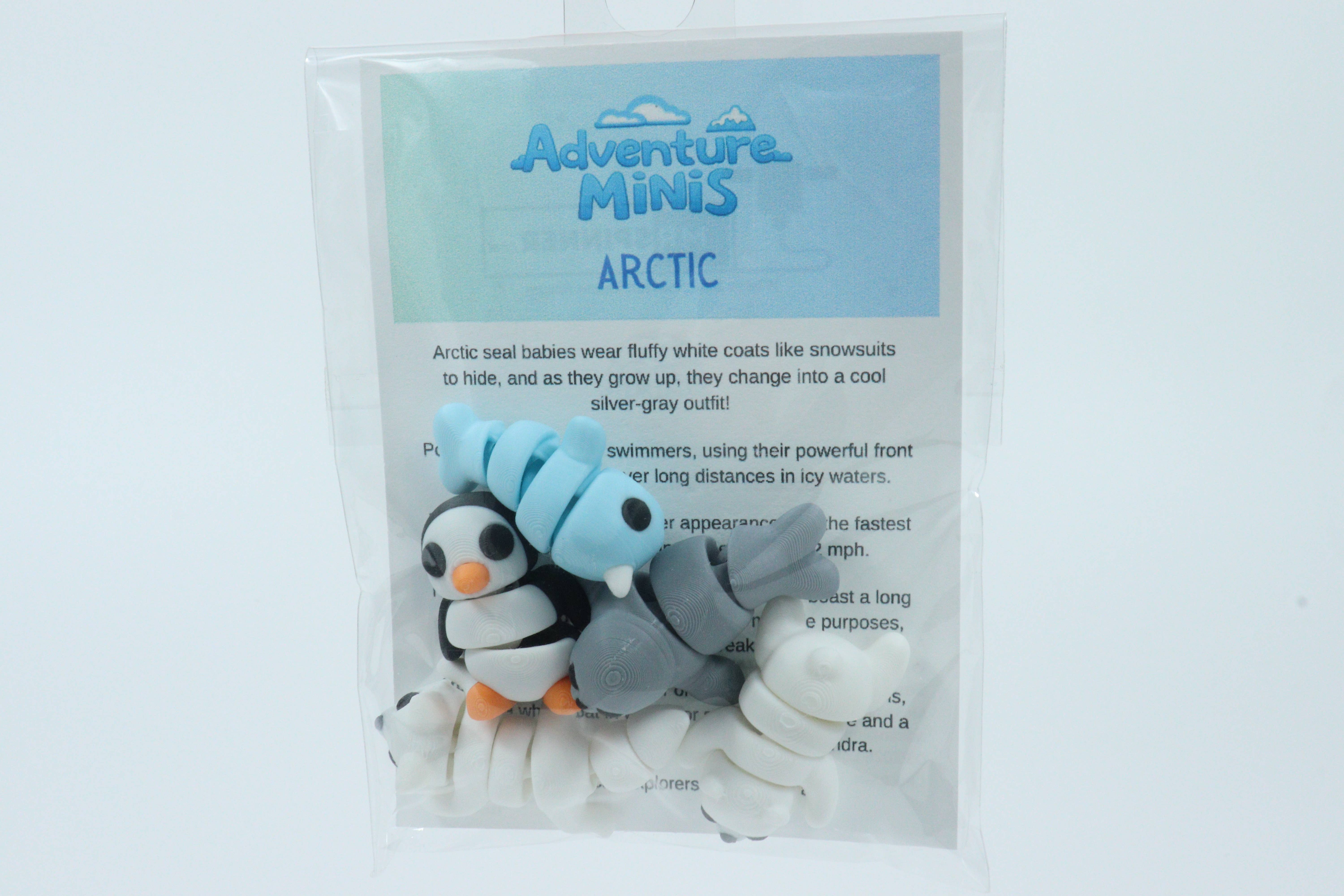 MrSpinner - Wholesale Fidget Toy - Kids - 3D Printed Animals – Adventure Minis Arctic Bundle4