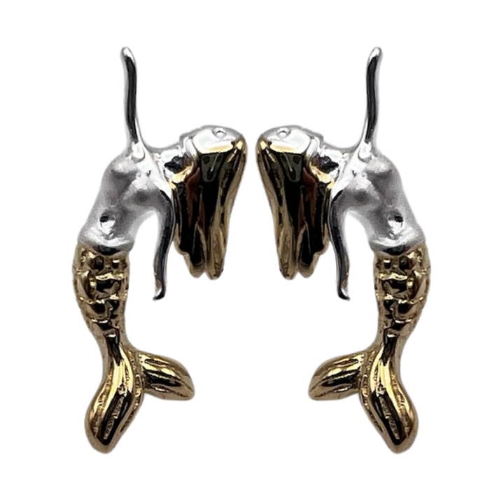 Pendientes Sirena del Mar para venta al por mayor de Silver Gallery
