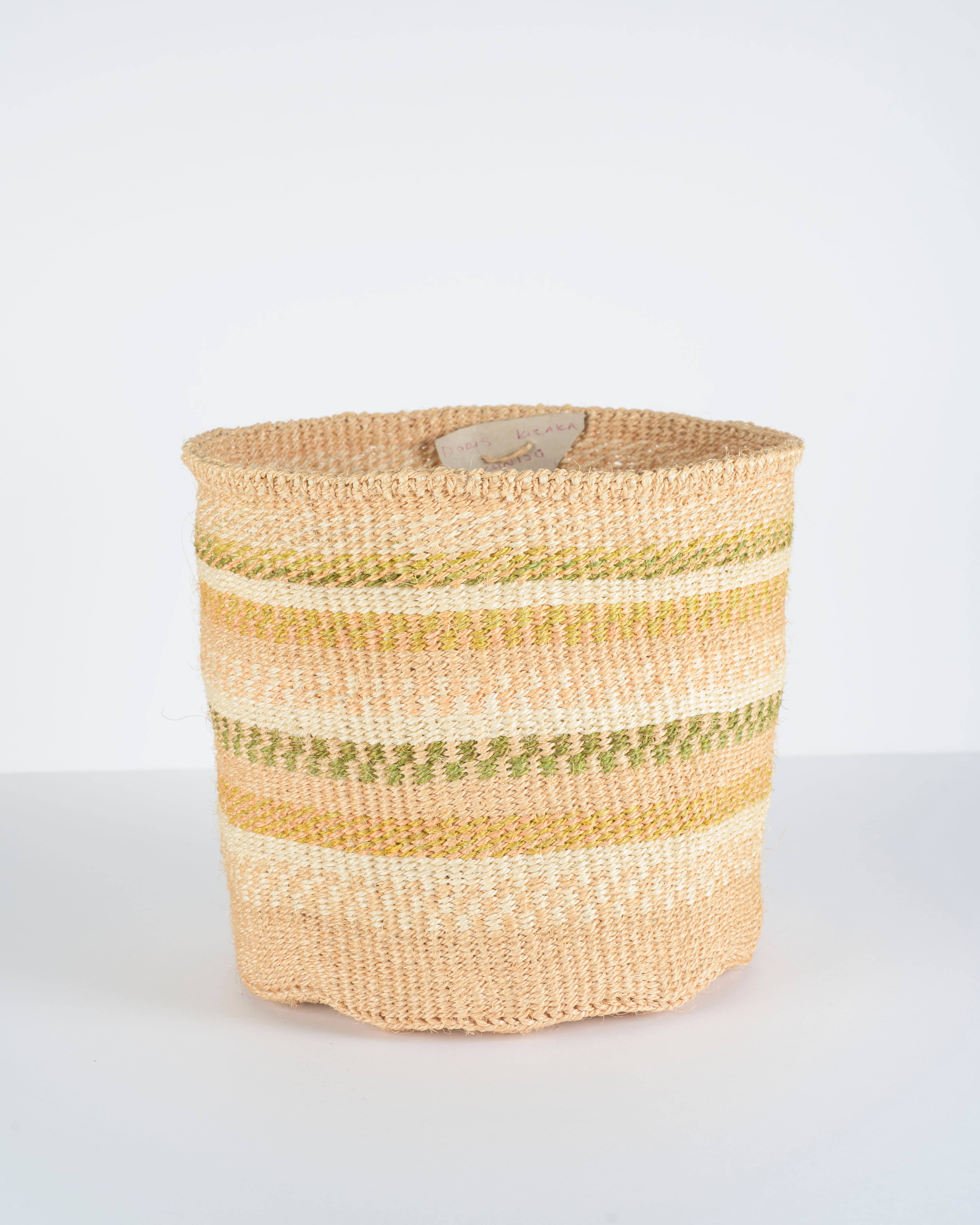 Crafts by Solid - Wholesale Basket - Handwoven Sisal Baskets - Natural Hues - XXS - XXL36