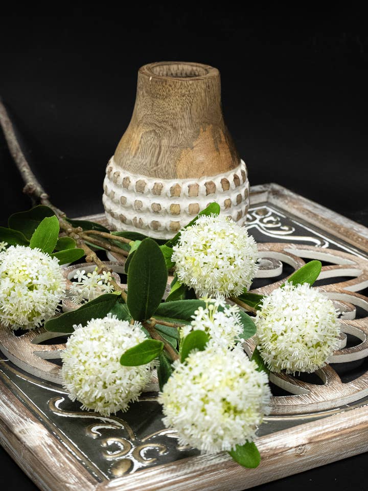 White Allium 31in for wholesale by Wholesale Home Decor