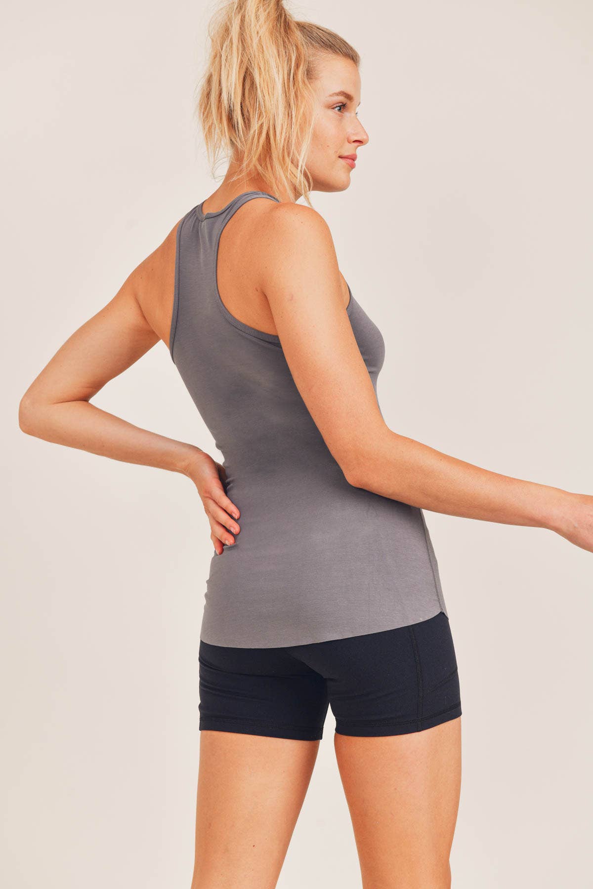 Mono B - Wholesale Tank Top - Women's - Athleisure Essential Tank Top8