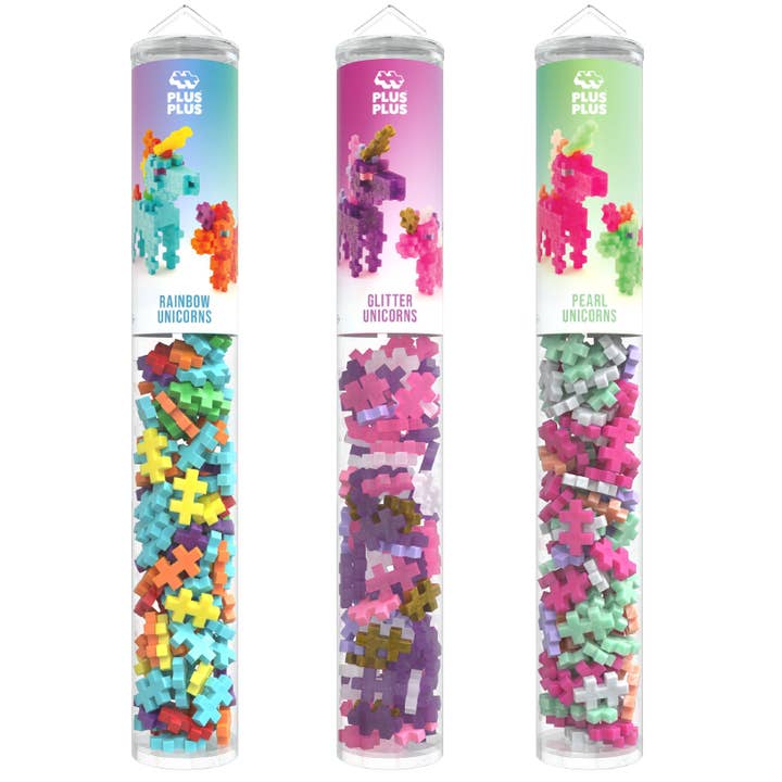 Tubes Licornes 100 Pcs - PLUS PLUS pour la vente par Kontiki