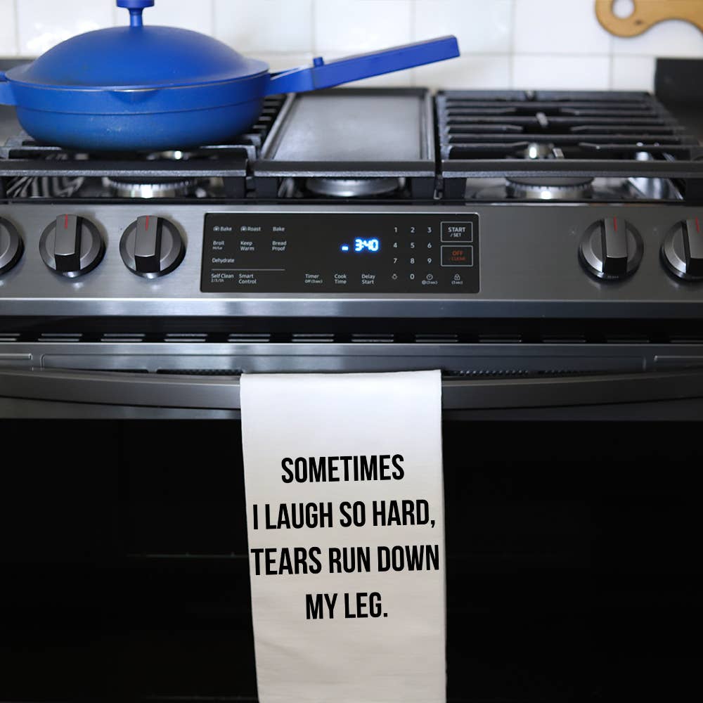 Wildwood Landing - Wholesale Tea Towel - LAUGH SO HARD - TEA TOWEL4