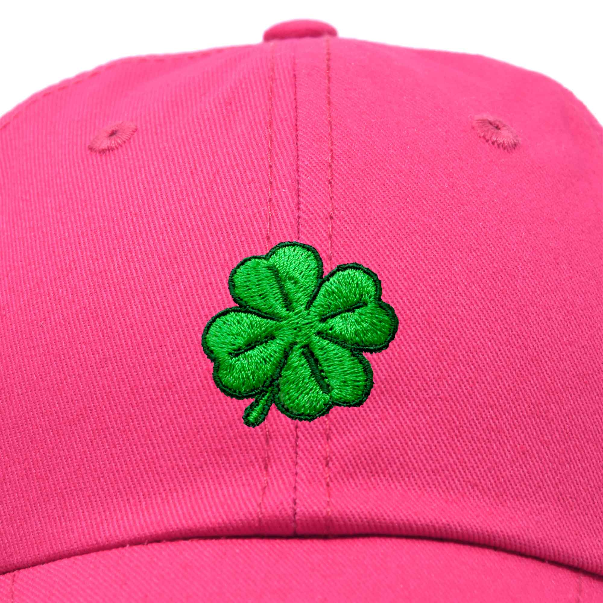 Dalix – wholesale Baseballkeps - Dam – Dalix Four Leaf Clover Hat Bollkeps St. Pattys Day Bomull23