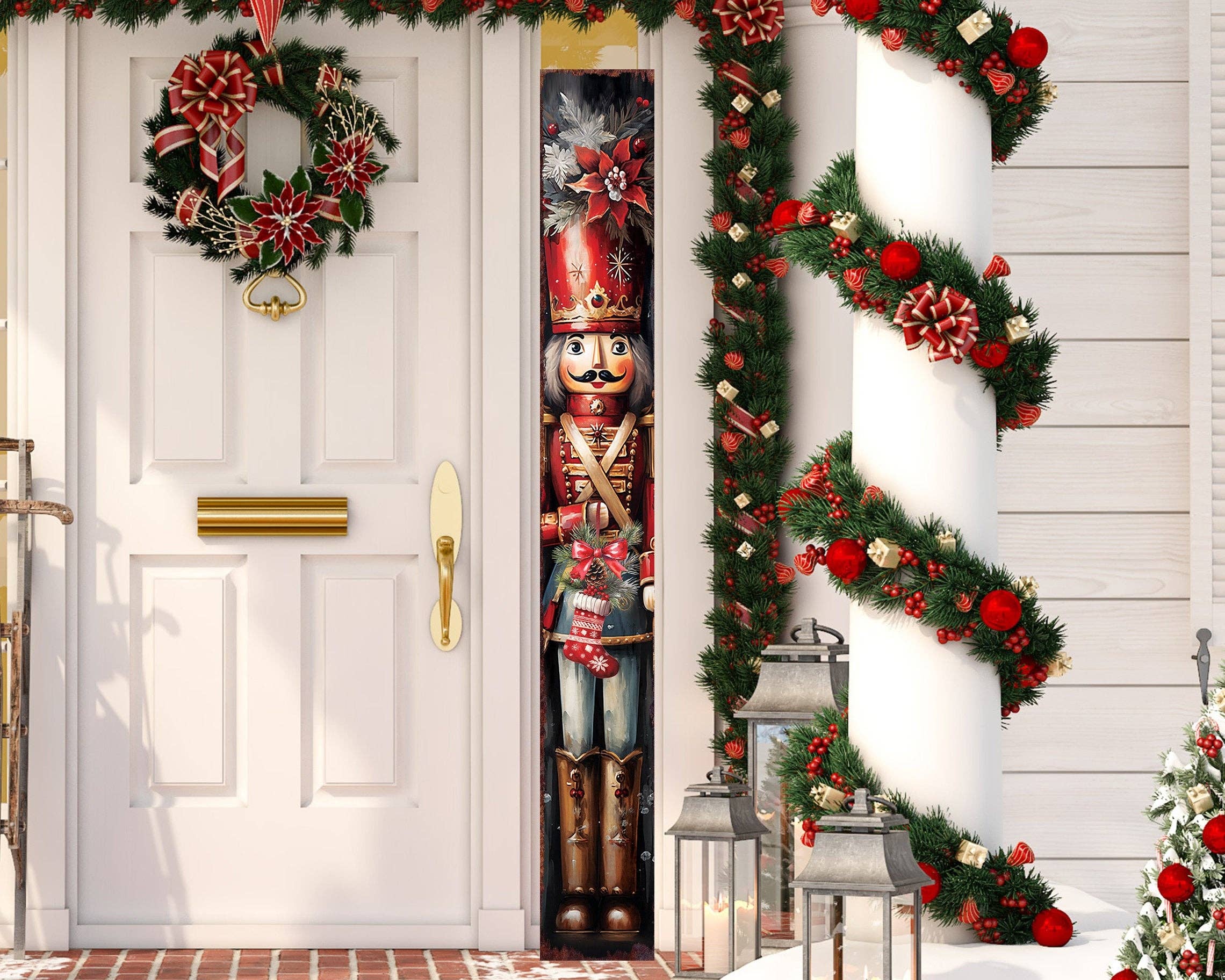 TX USA Corporation - Wholesale Christmas Decoration - 72" Nutcracker Christmas Porch Sign | Grand Indoor Outdoor Holiday Decor5