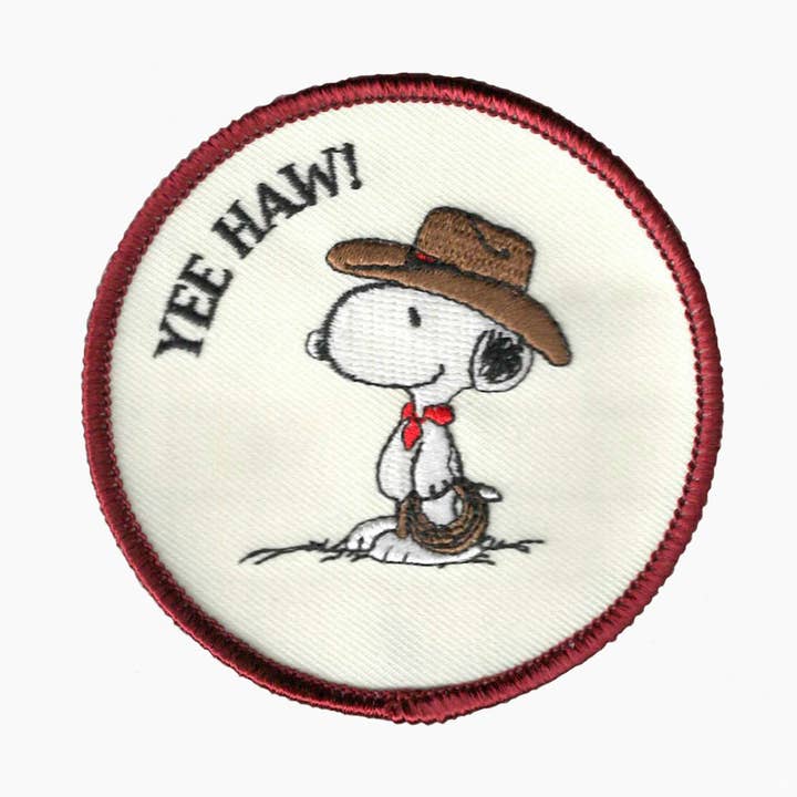 Broderat strykmärke Snoopy "Cowboy" – 7,5 cm för wholesale av Titlee