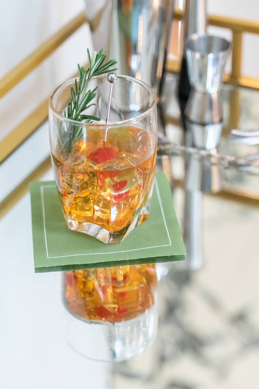 Toasting With Tara – wholesale Engångsservett – Bomullsservettrulle: Oliv (Varmgrön)6