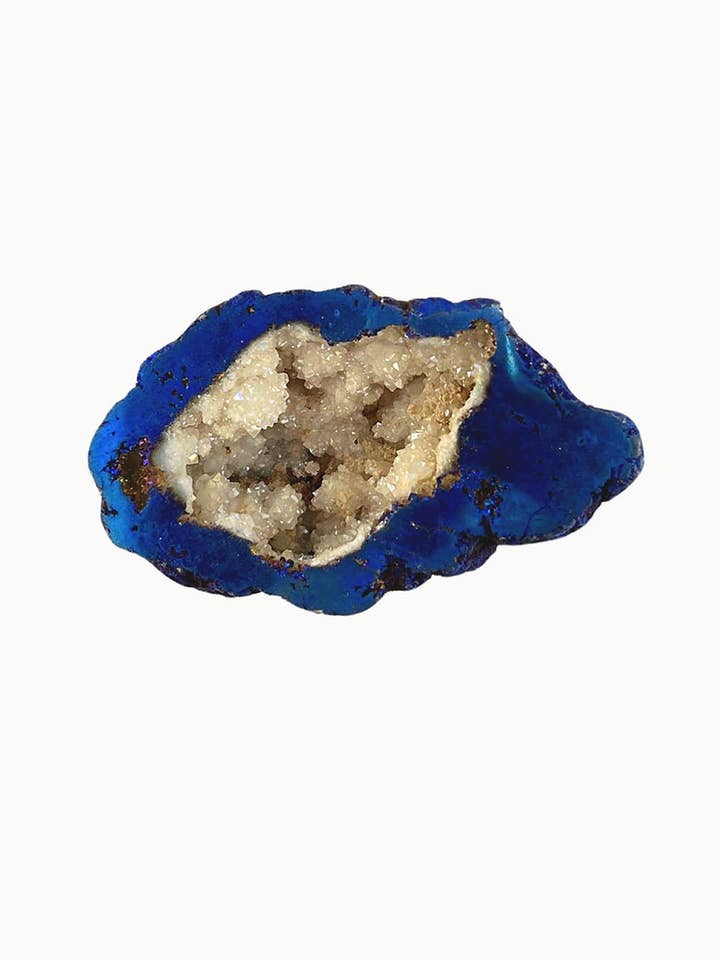 Arco-íris de titânio Aura Druzy Quartz Geode #4 por atacado de Sivalya