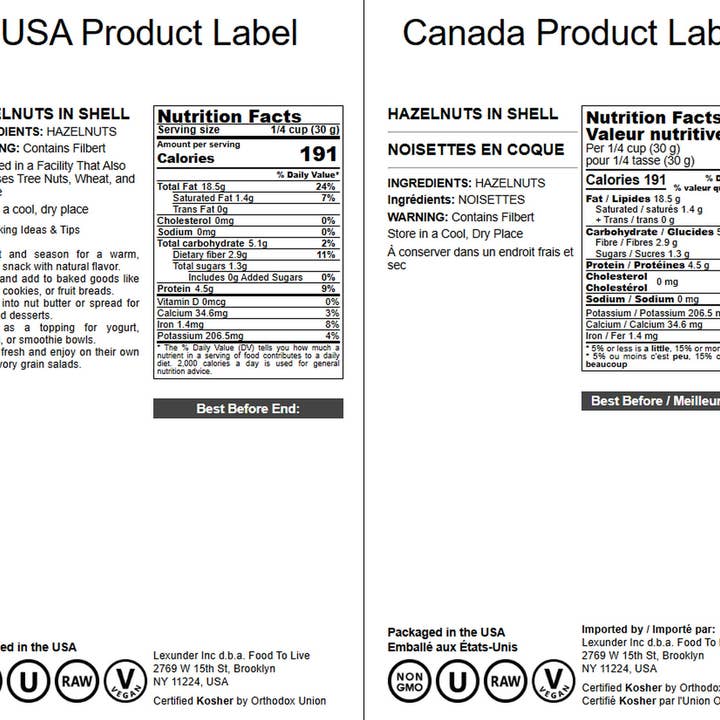 Food To Live - Wholesale Nuts - Hazelnuts in Shell - by Food to Live2