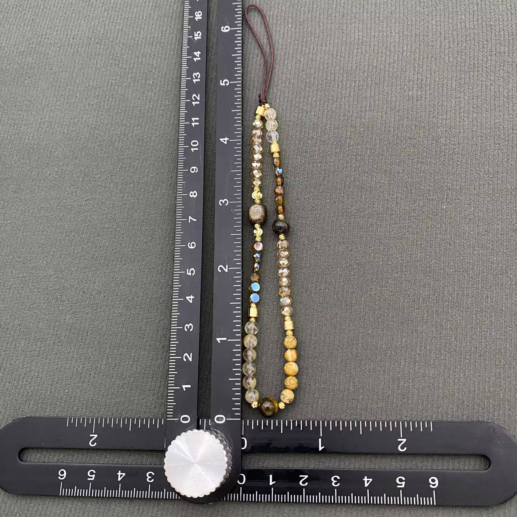 Mio Queena - Wholesale Phonecase Strap - Glass & Stone Beaded Lanyard Mobile Phone Strap3