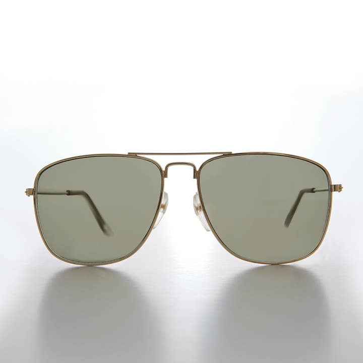 Square 58mm Metal Aviator Sunglasses - Santos for wholesale by SUNGLASS MUSEUM