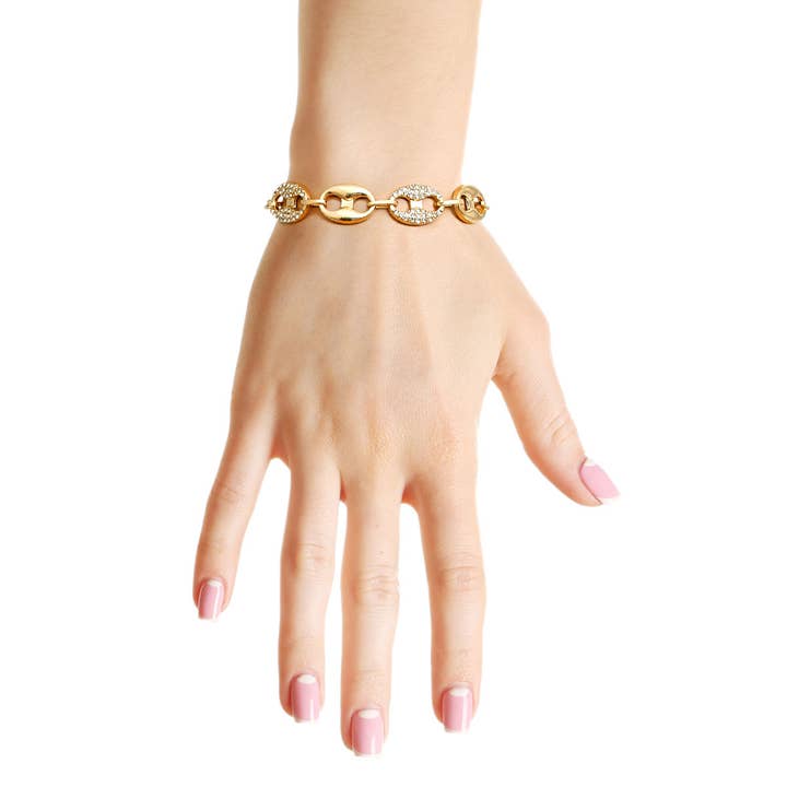 Gold Mariner Chain Bracelet for wholesale by PinktownUSA