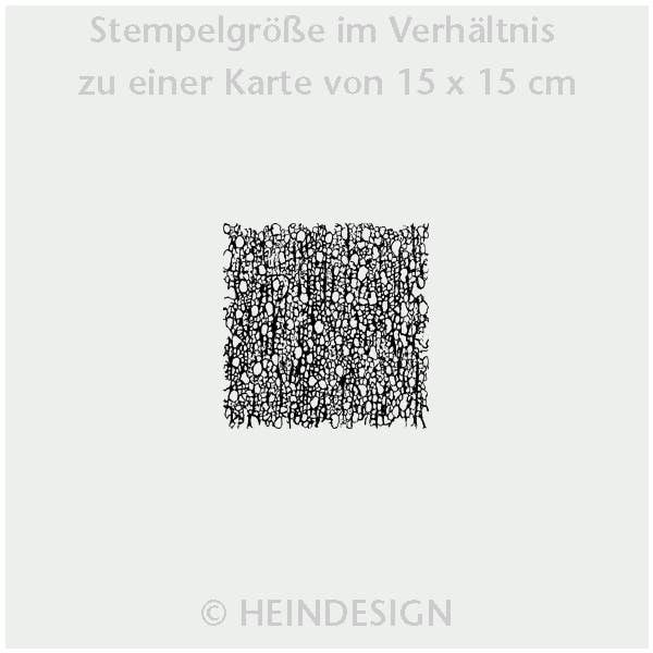 Heindesign - Wholesale Rubber/Decorative Stamp - Stamp: Judi-kins textile structures2